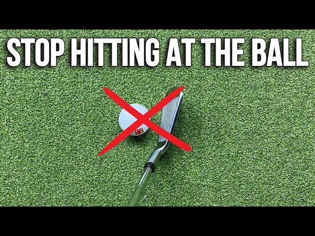 How to STOP Hitting at the Golf Ball and Swing Through